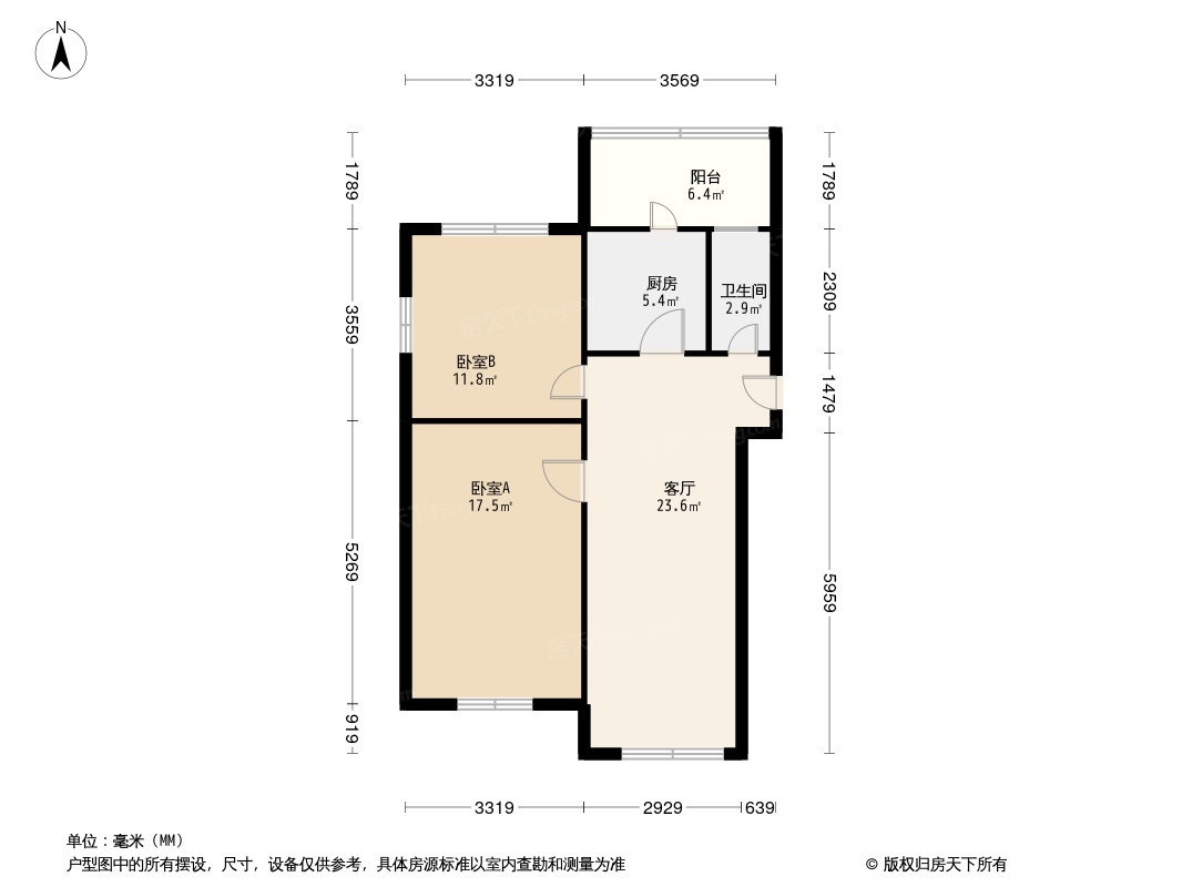 气象台路小区户型图