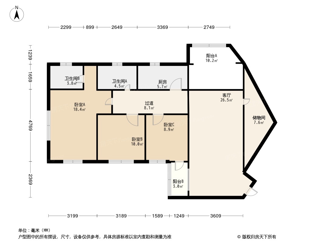 恒富花园二期户型图