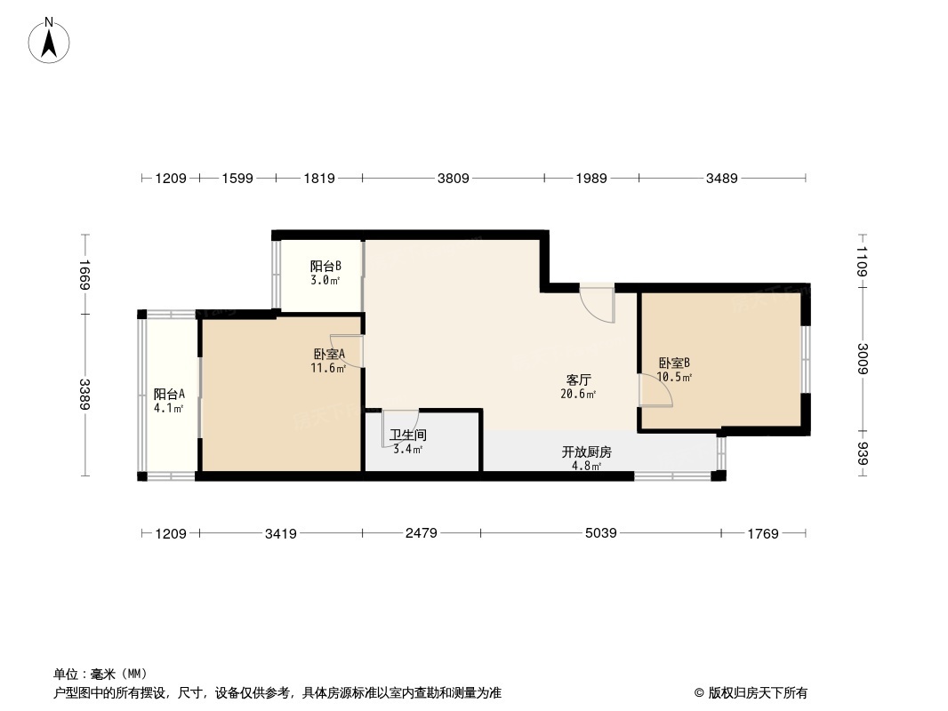 民安小区户型图