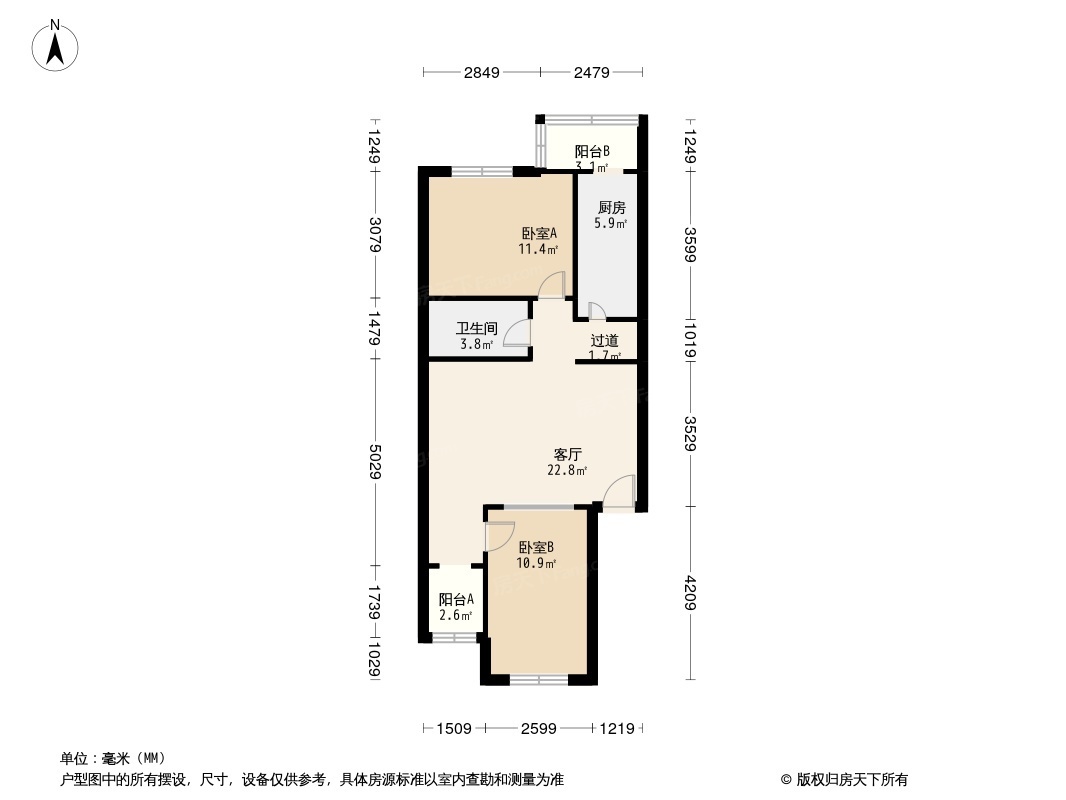 康颐园小区户型图