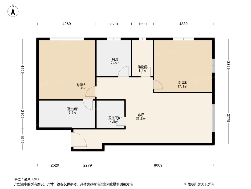 东华金座户型图