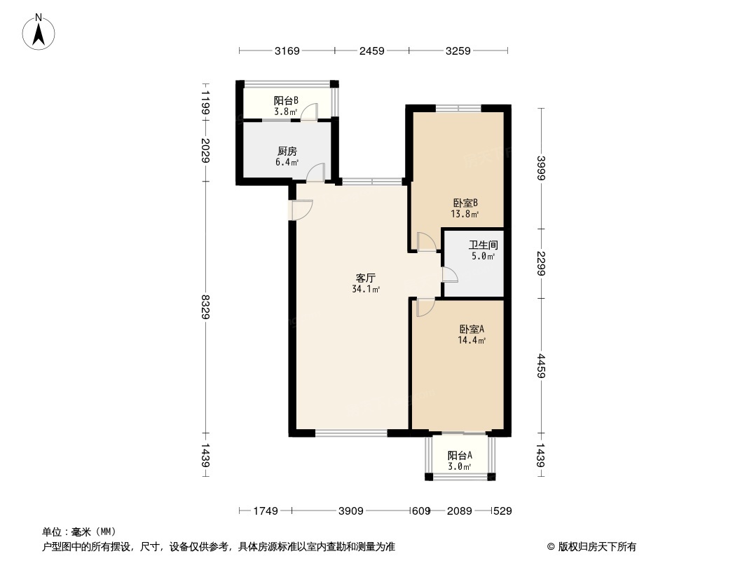 万通上北新新家园户型图