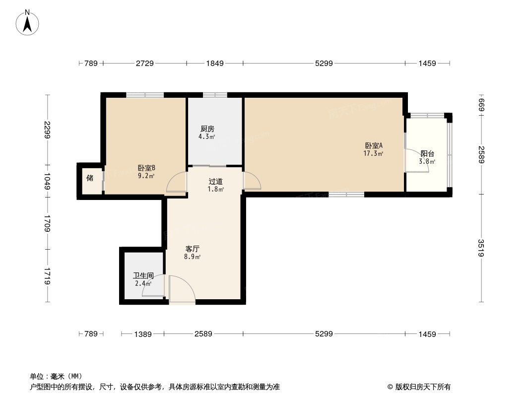 松树街小区户型图