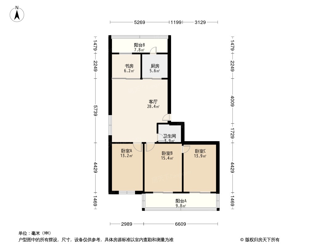 海淀南路31号院户型图