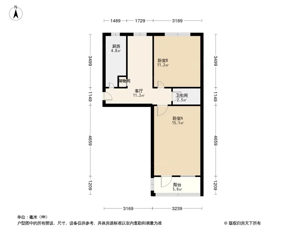 三源里小区户型图