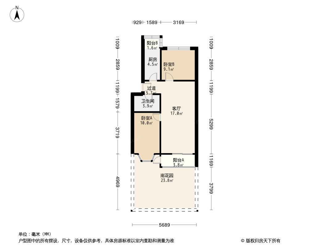 运河园路8号户型图