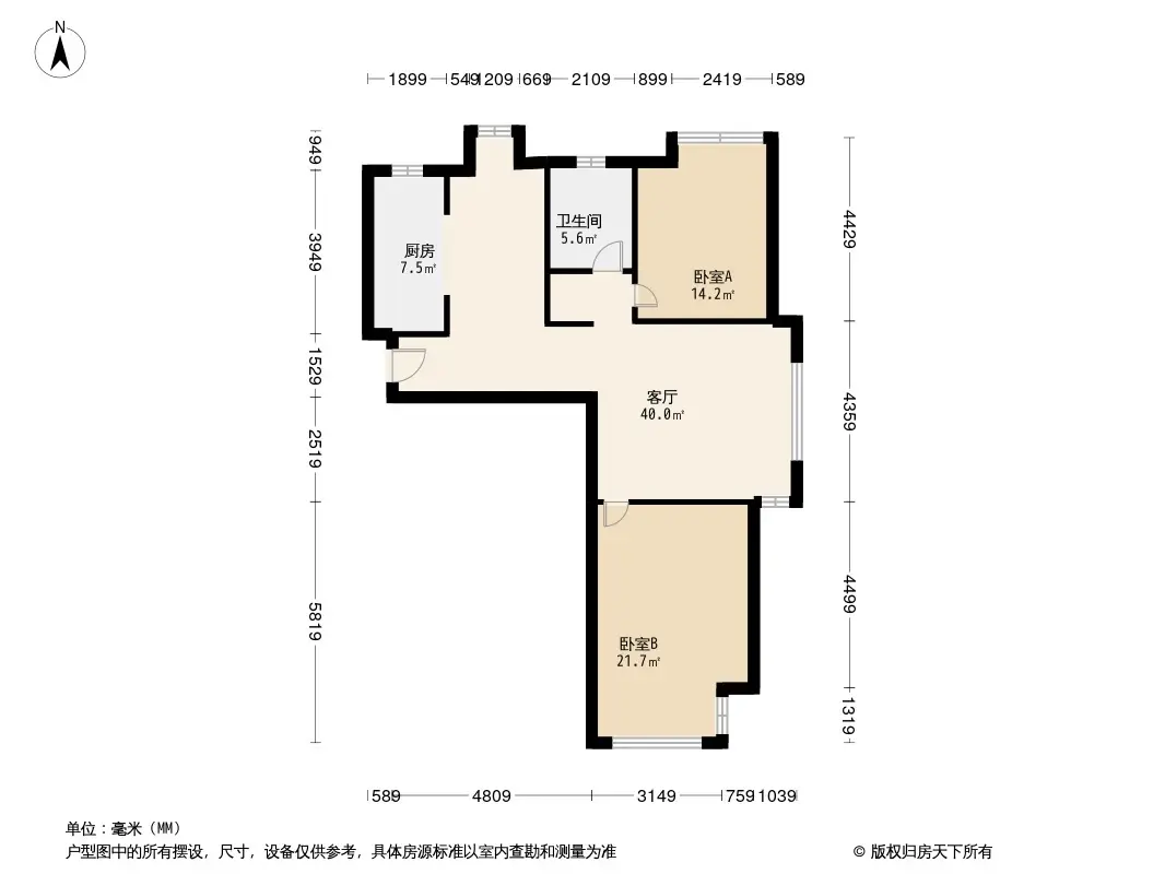 大港海韵园户型图