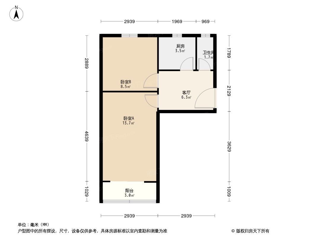 小铁匠营97号户型图