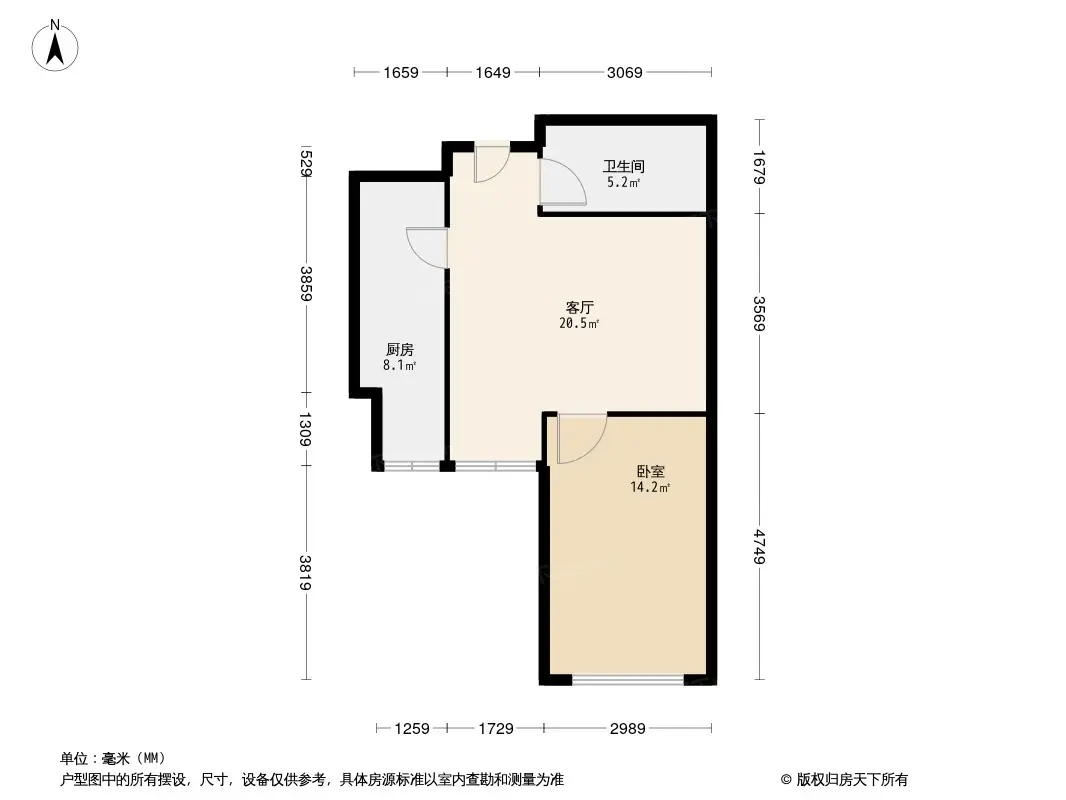 林景家园户型图