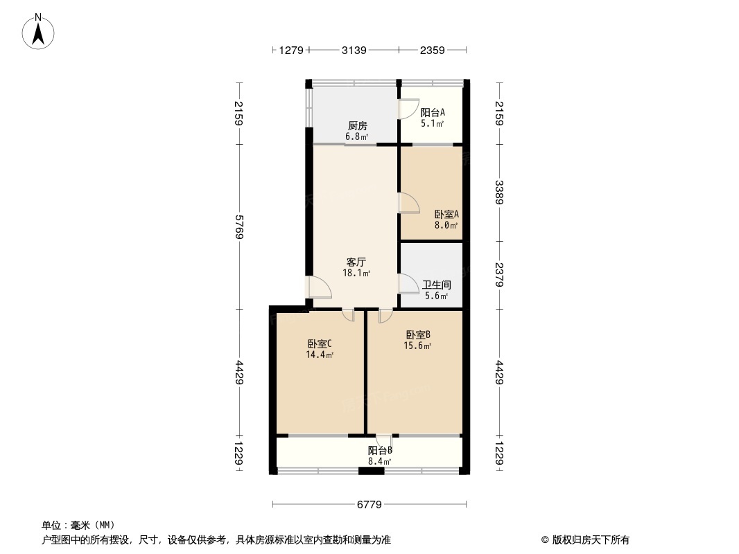 五环小区户型图