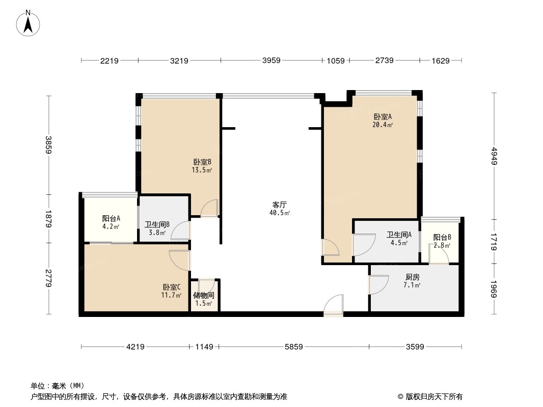 珠江御景湾户型图