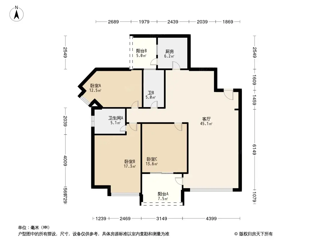 晶蓝半岛二期户型图