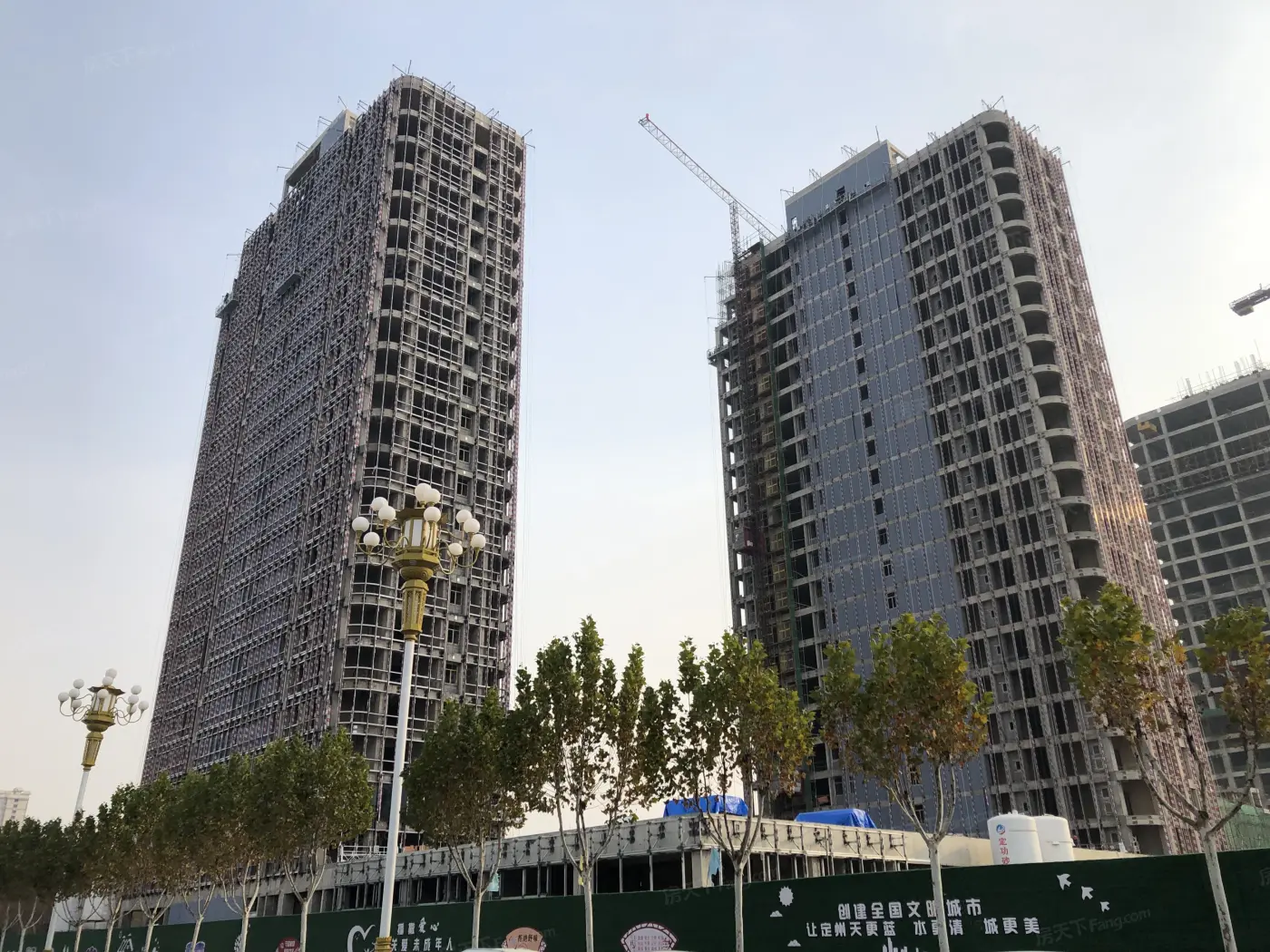 实景图:封顶楼栋