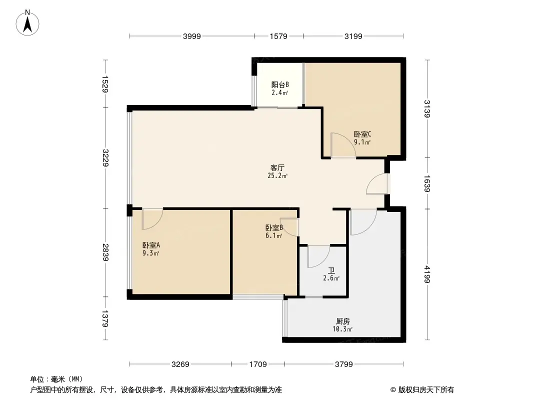 宇众悦城户型图