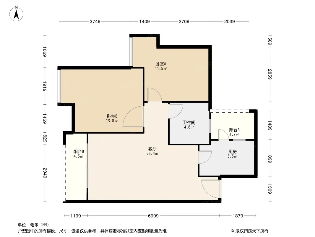 锦尚天华户型图