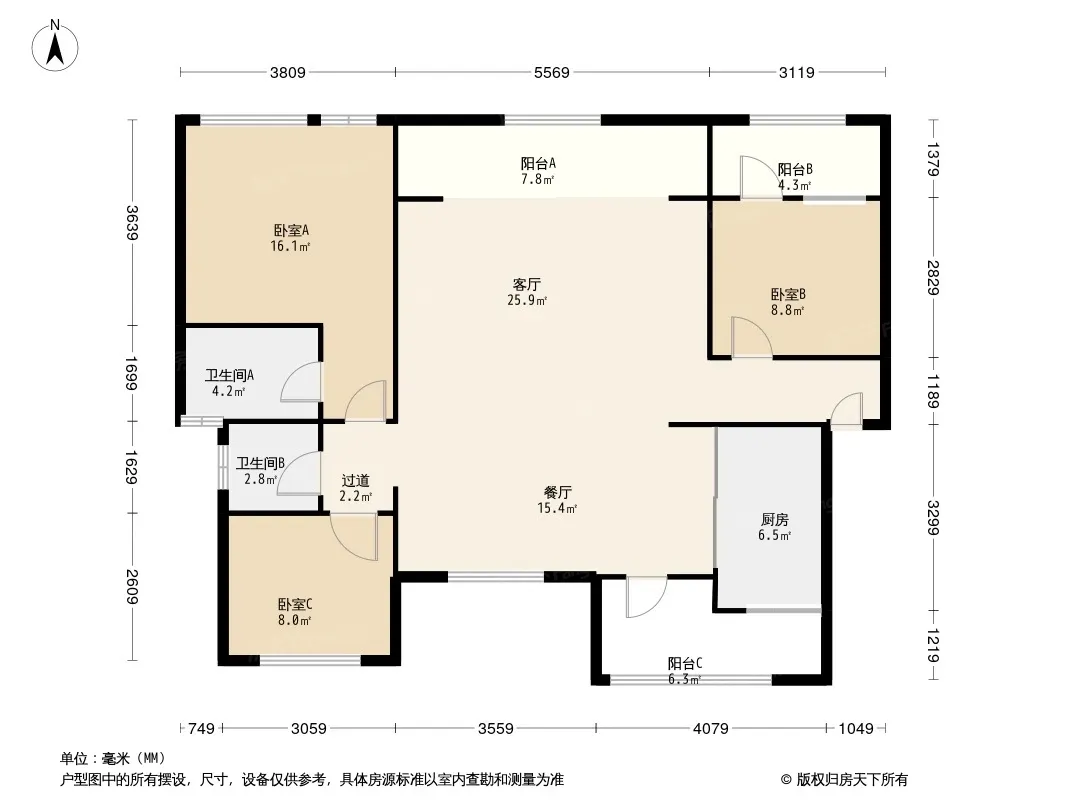 边城香格里户型图