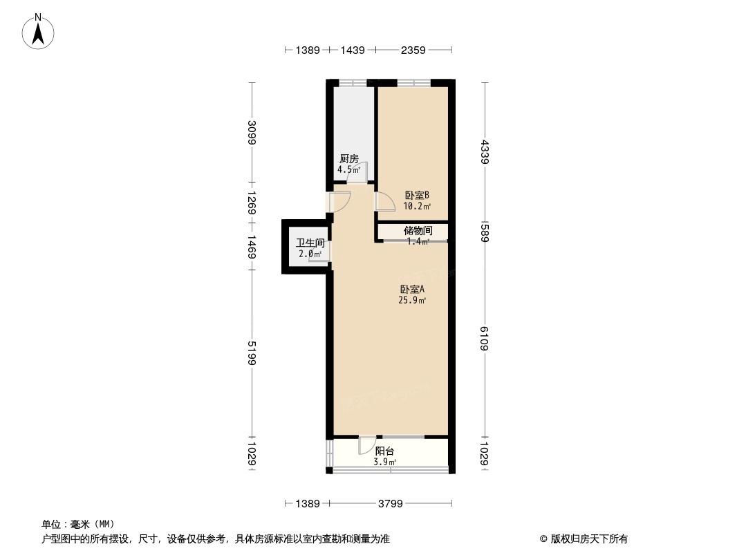 北礼士路小区户型图