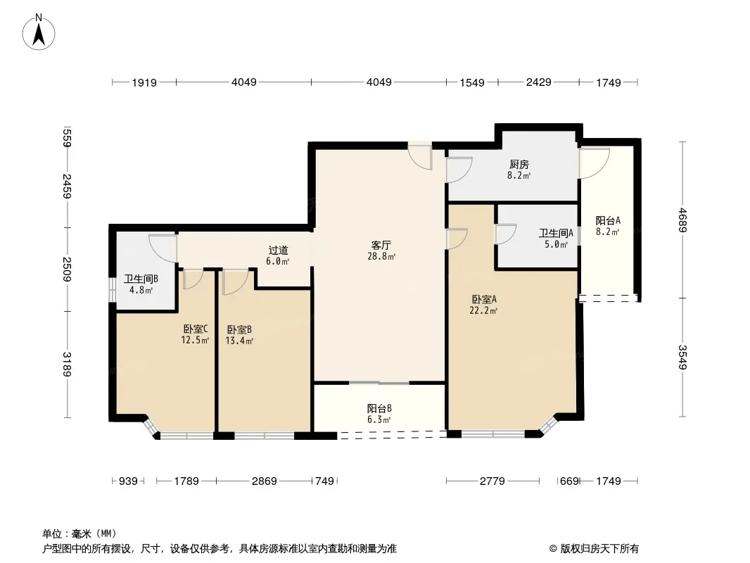 置信丽都花园丽府户型图