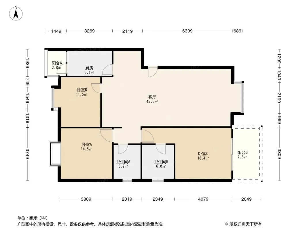 西华阳光户型图