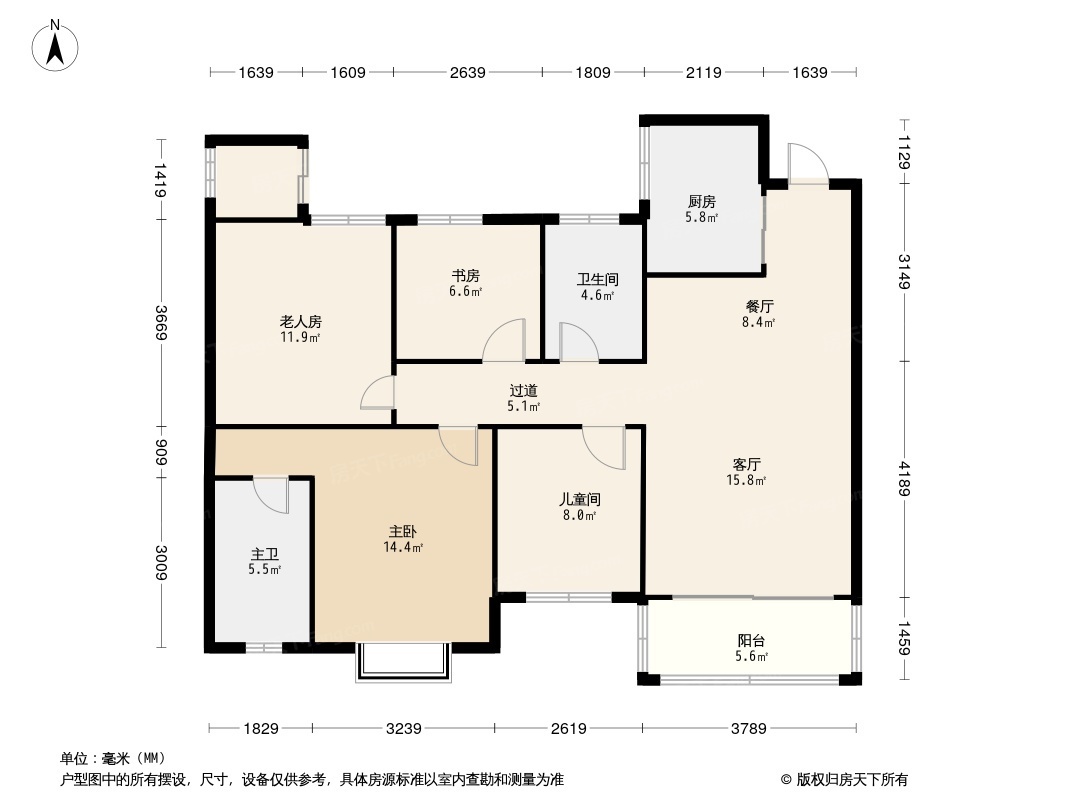 保利堂悦户型图