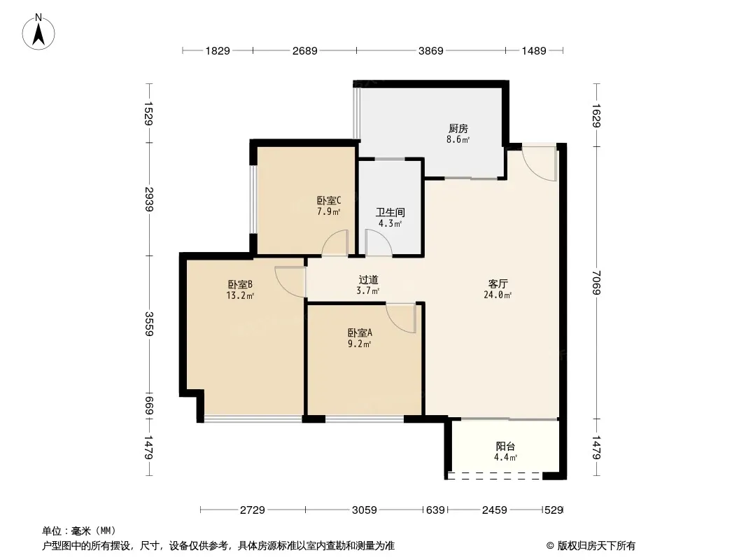 金恒德时代金悦户型图