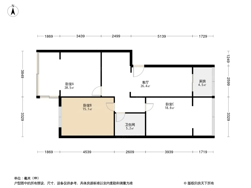 二环路西二段56号院户型图