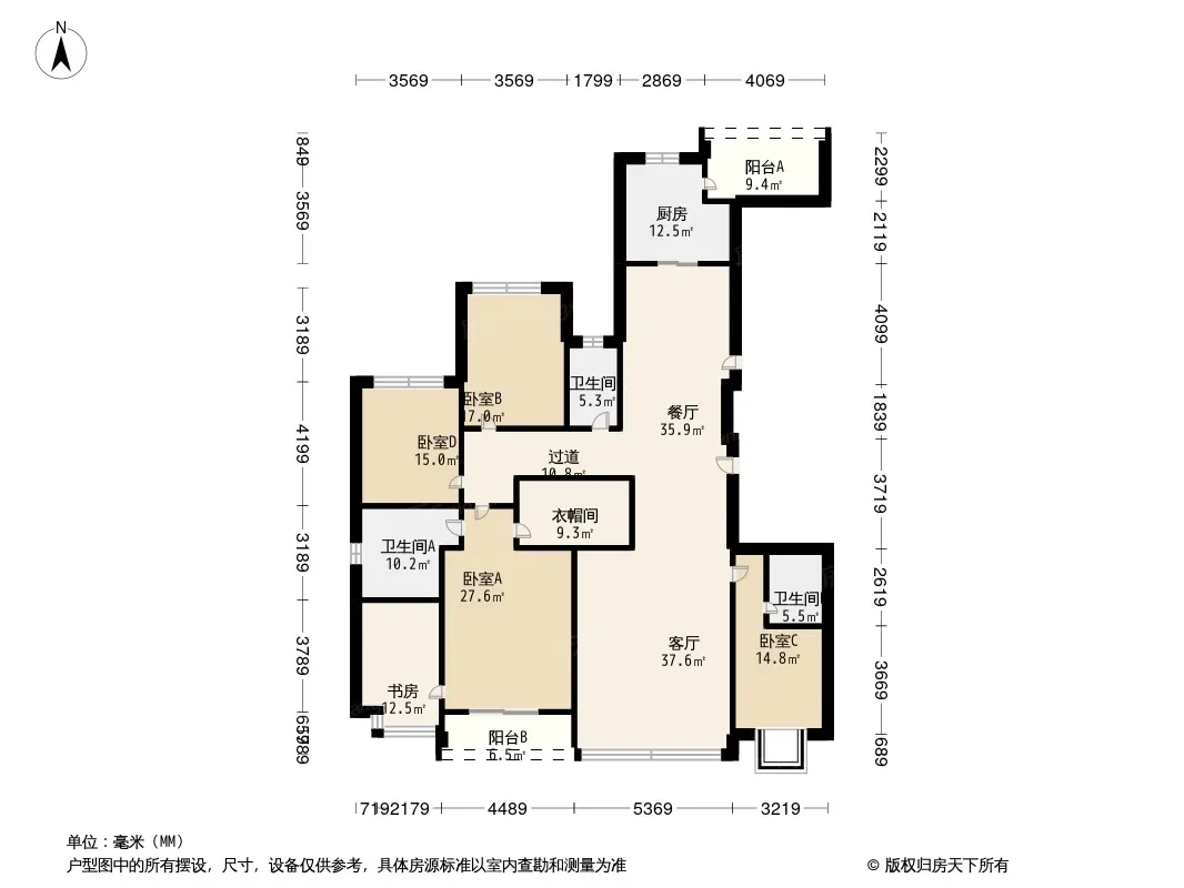 世茂玉锦湾户型图