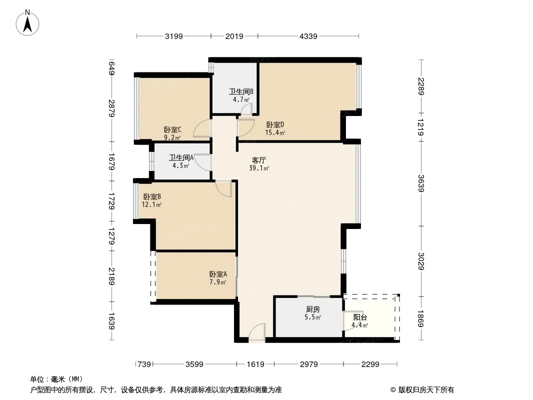 东域龙湾户型图