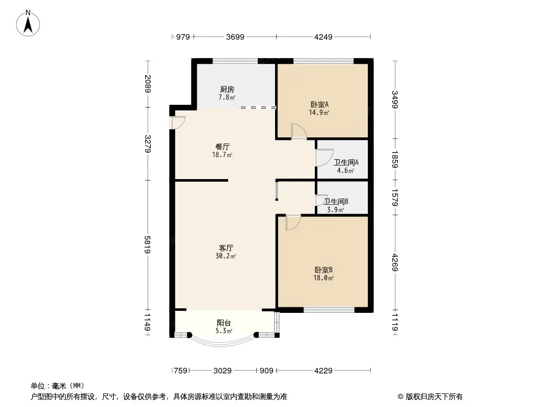 阳光明座户型图