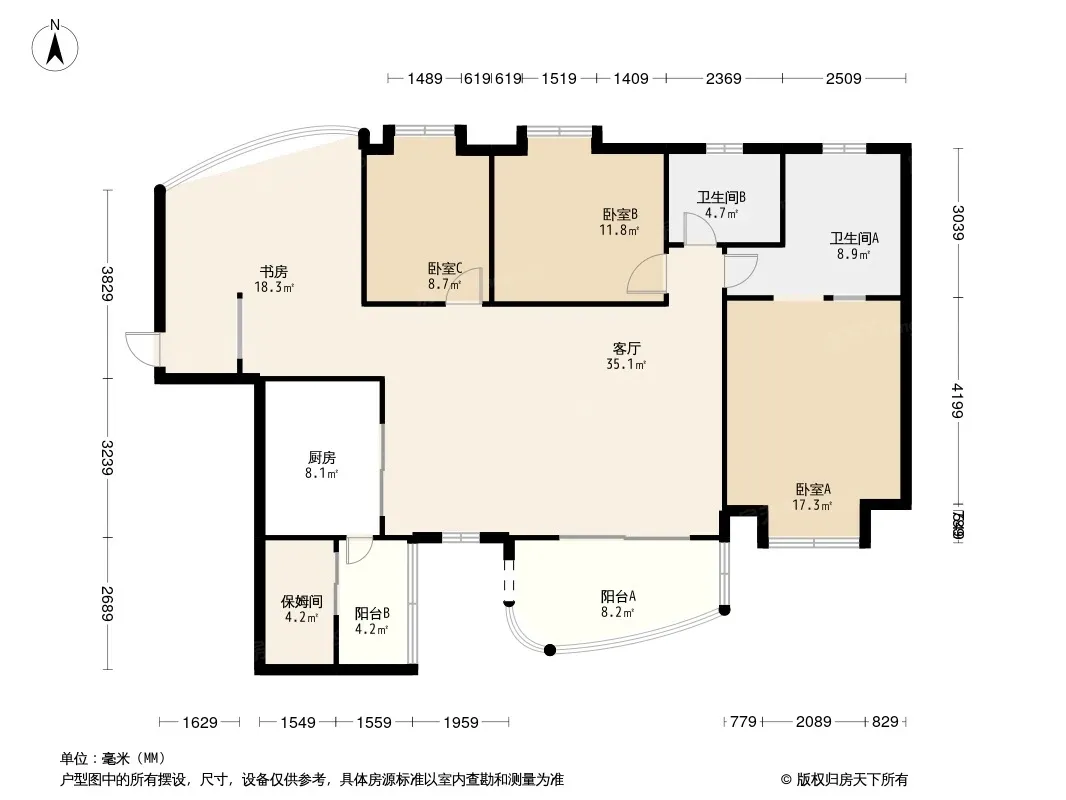 凯丽滨江户型图