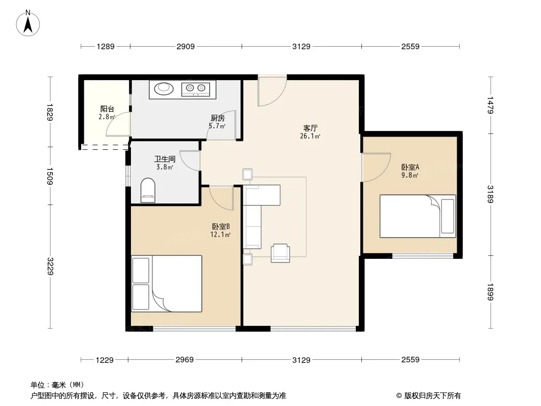 九龙仓时代小镇1号府邸户型图