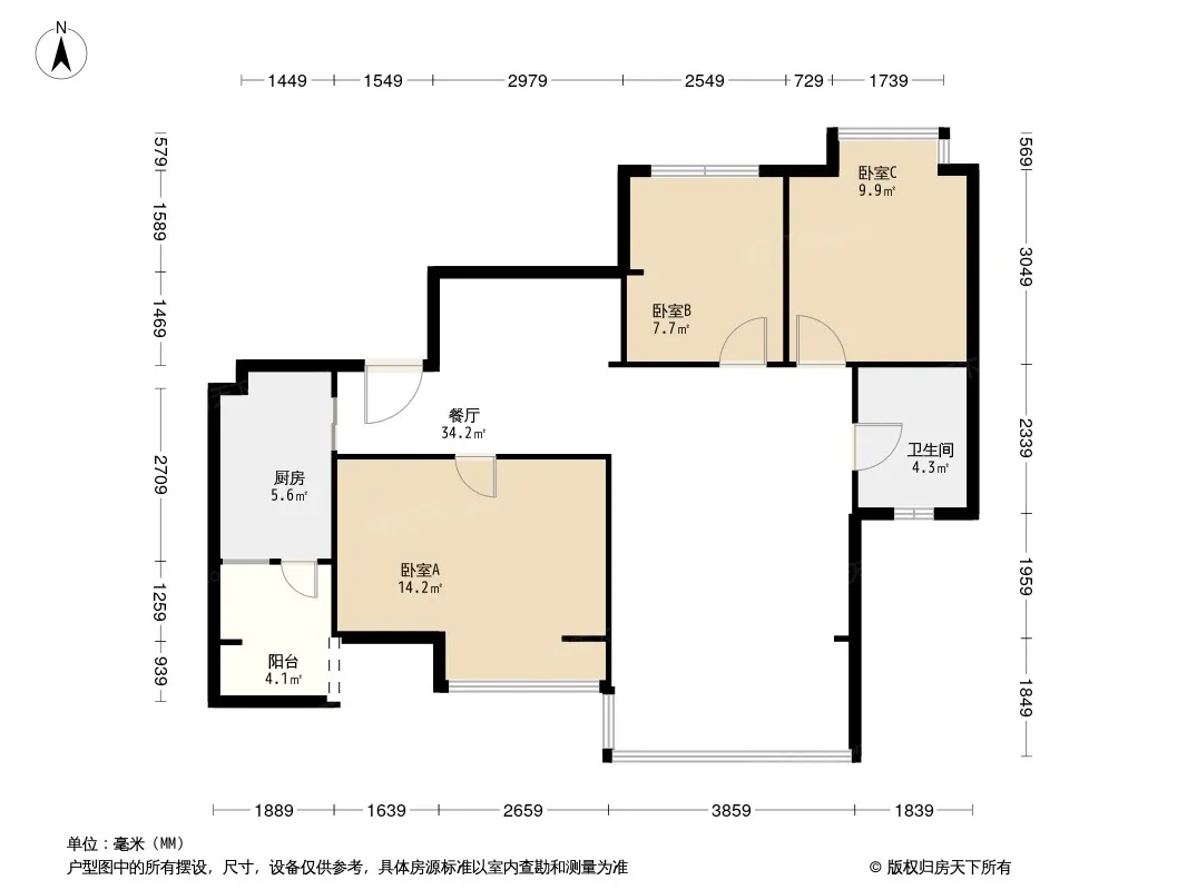 鲜花大院户型图