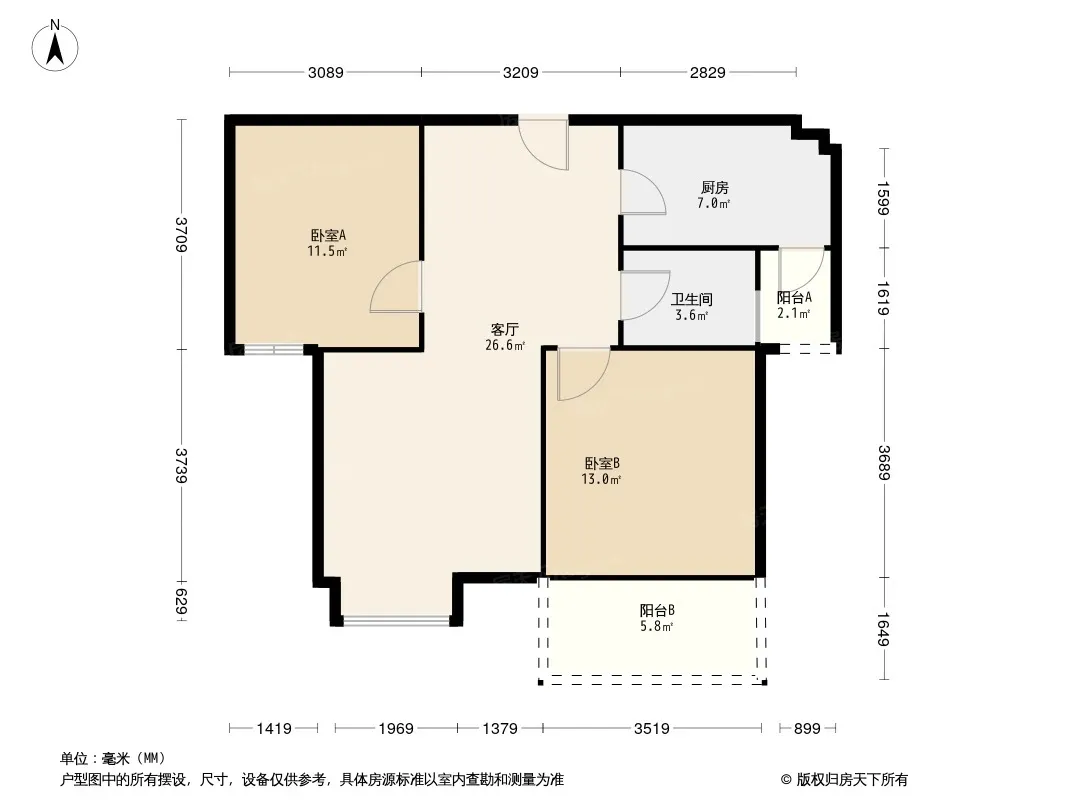 迎宾丽景户型图