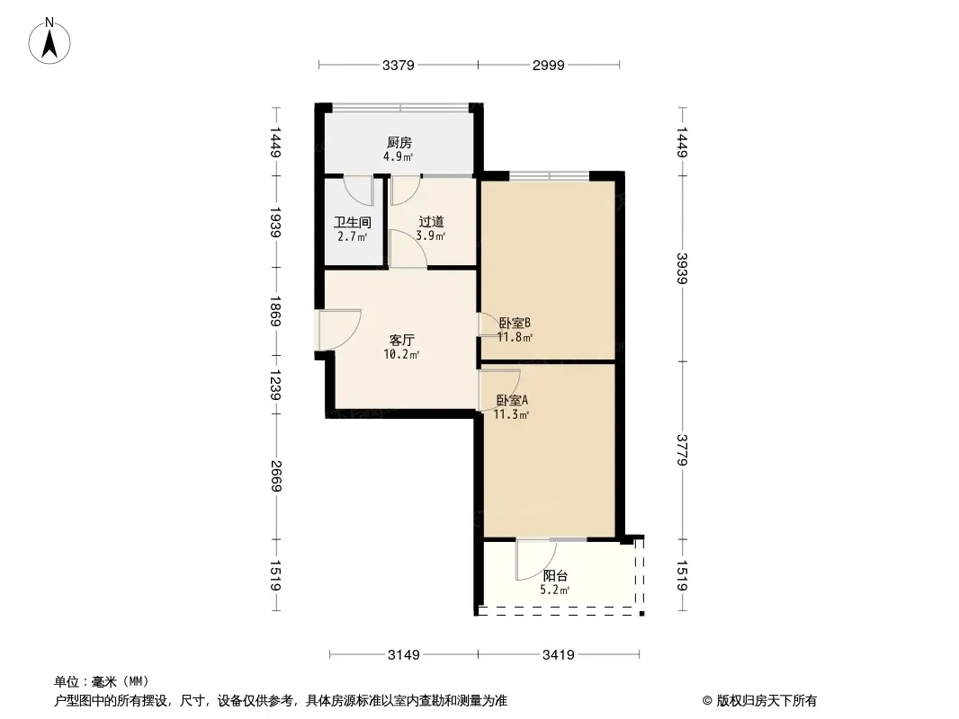 金荣巷7号院户型图