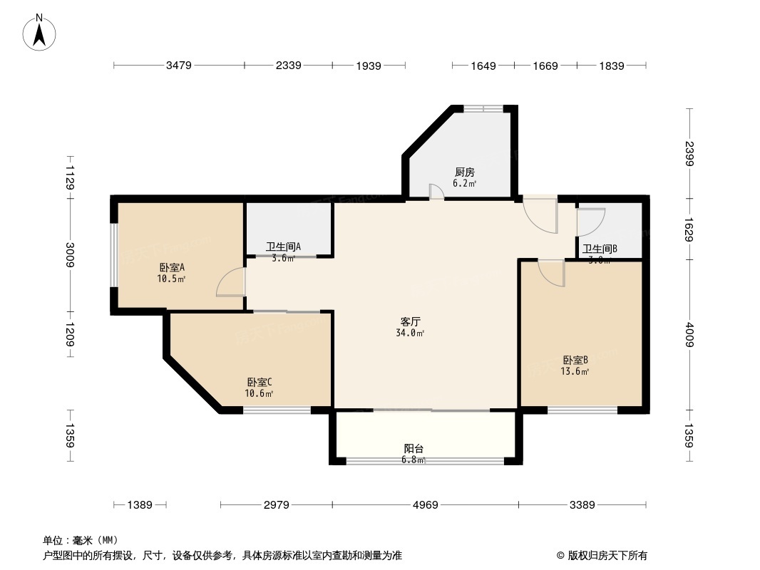 伊利明珠广场户型图