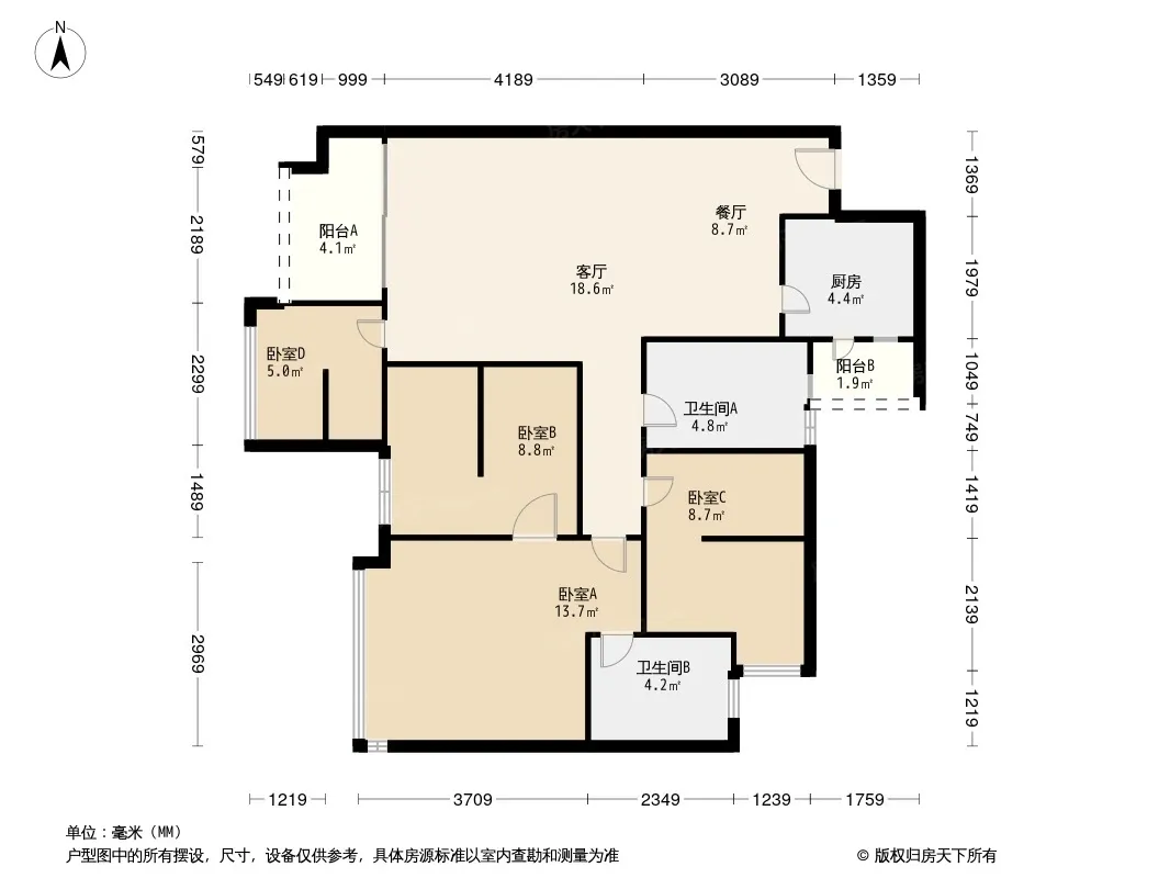 保利锦湖林语户型图