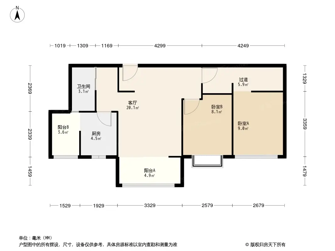 卡碧蓝湾户型图