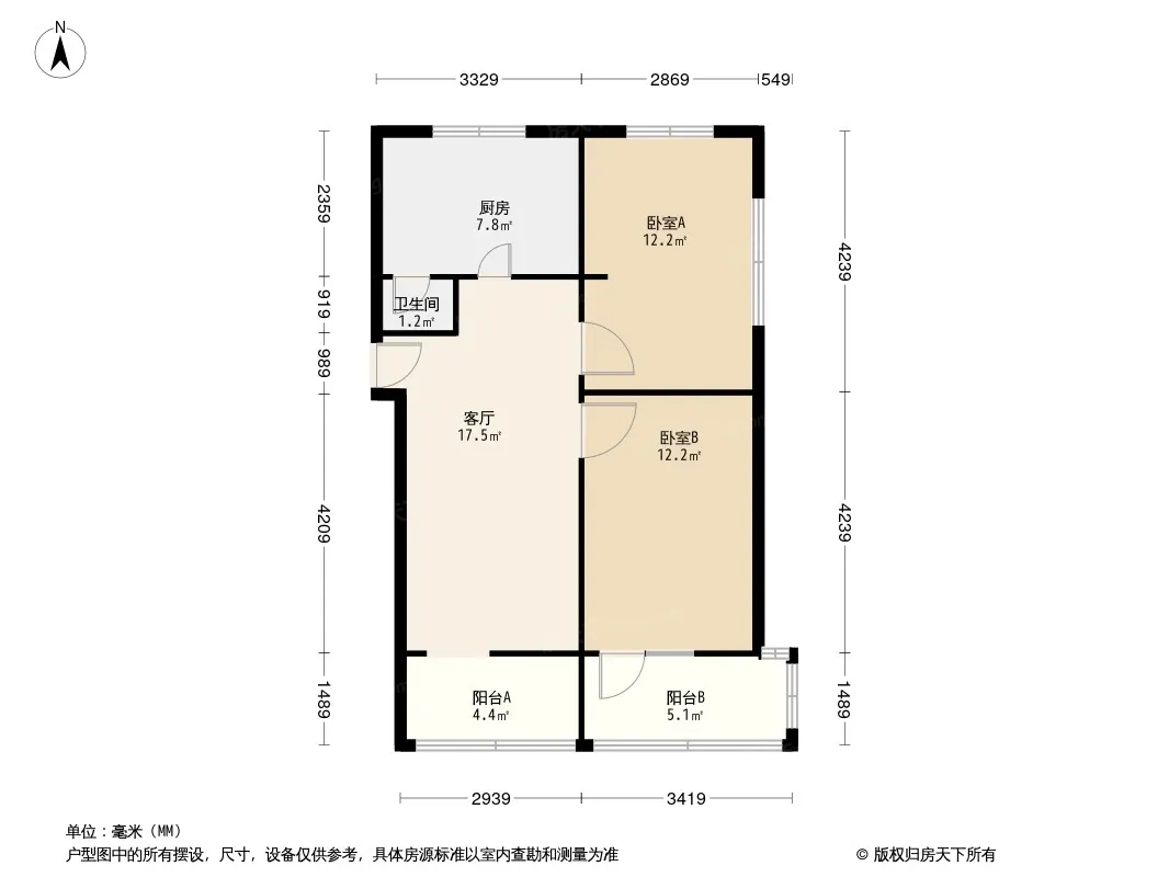 玉双路3号院户型图