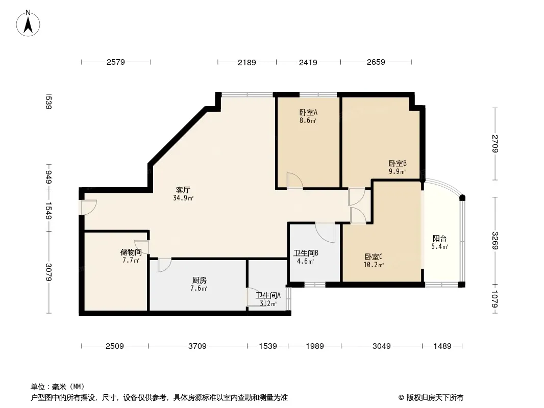 天祥大厦户型图