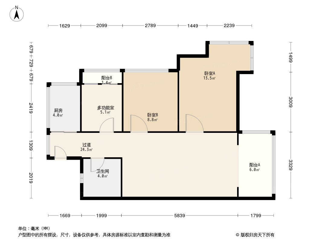 千禧河畔国际社区户型图