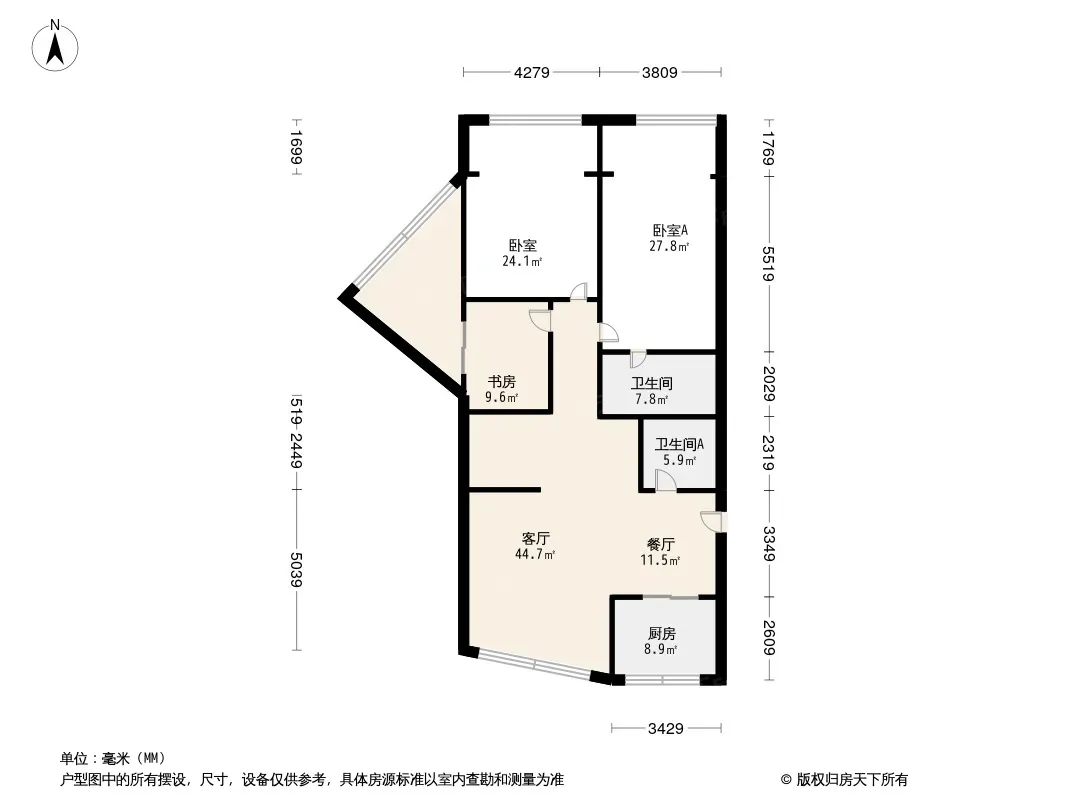 庆云北街48号院户型图