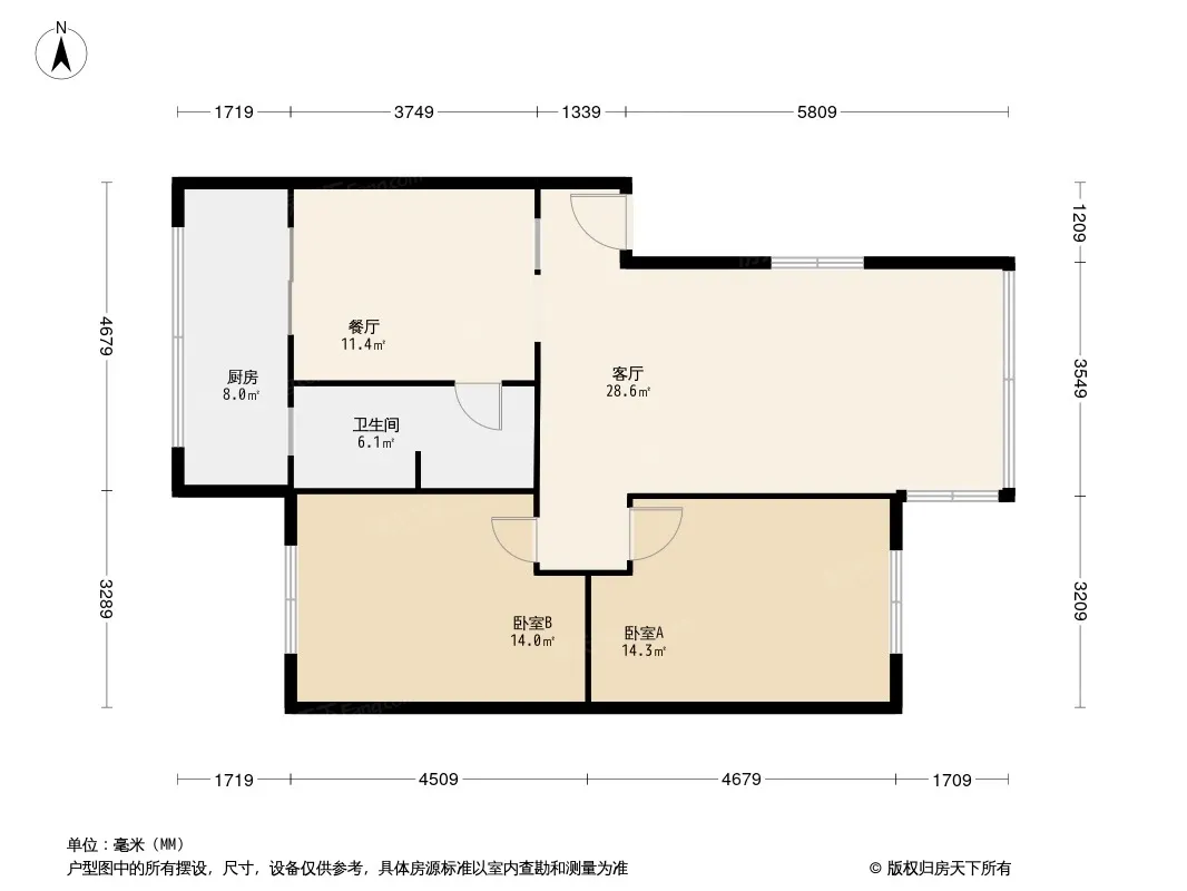 广福桥街10号院户型图