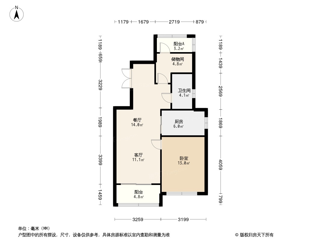 荣安林语芳庭户型图