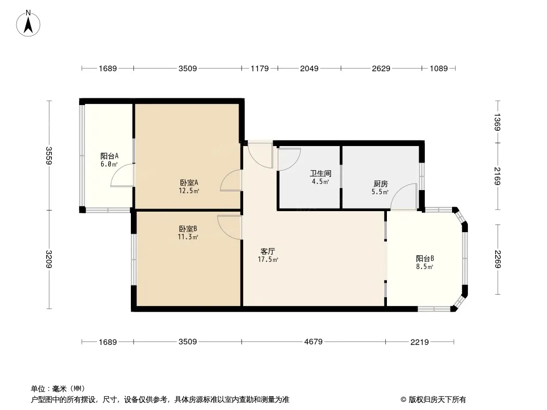 兴蓉南二巷6号院户型图