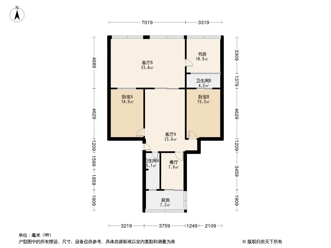 狮马路67号院户型图