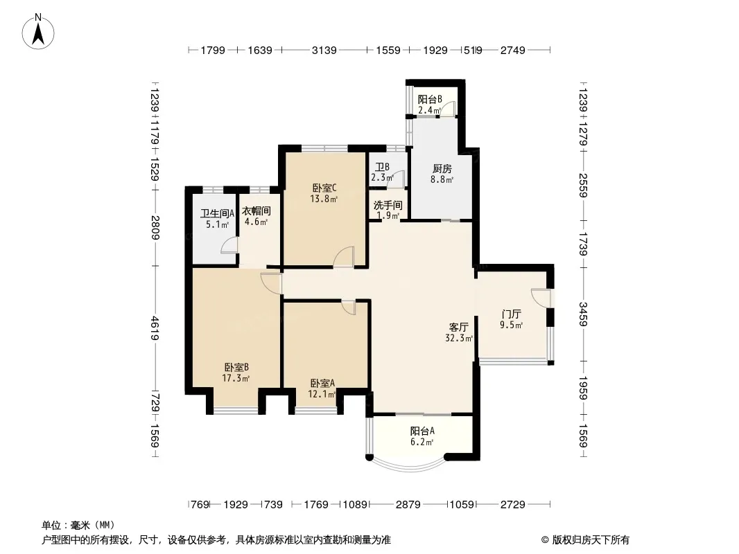 天邑宏御花园户型图