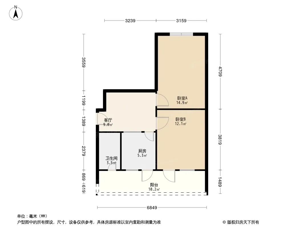 怡福路104号院户型图