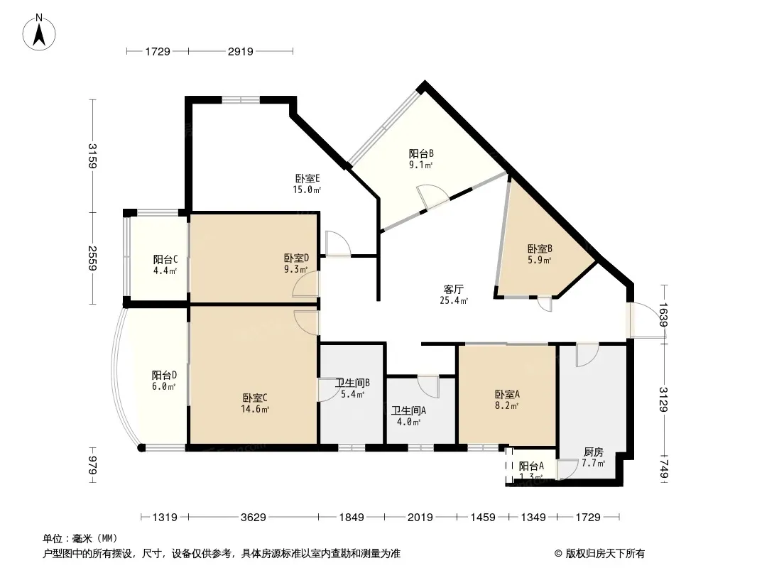 祥福苑户型图