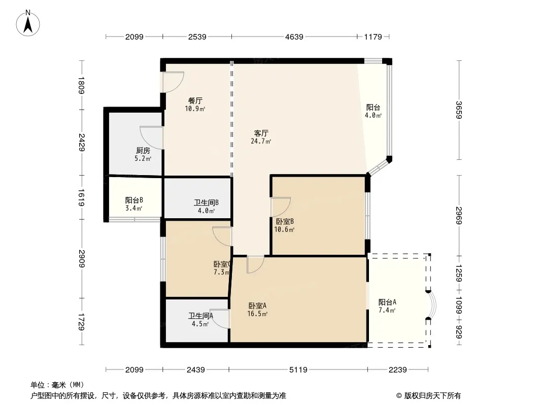 双楠花园户型图