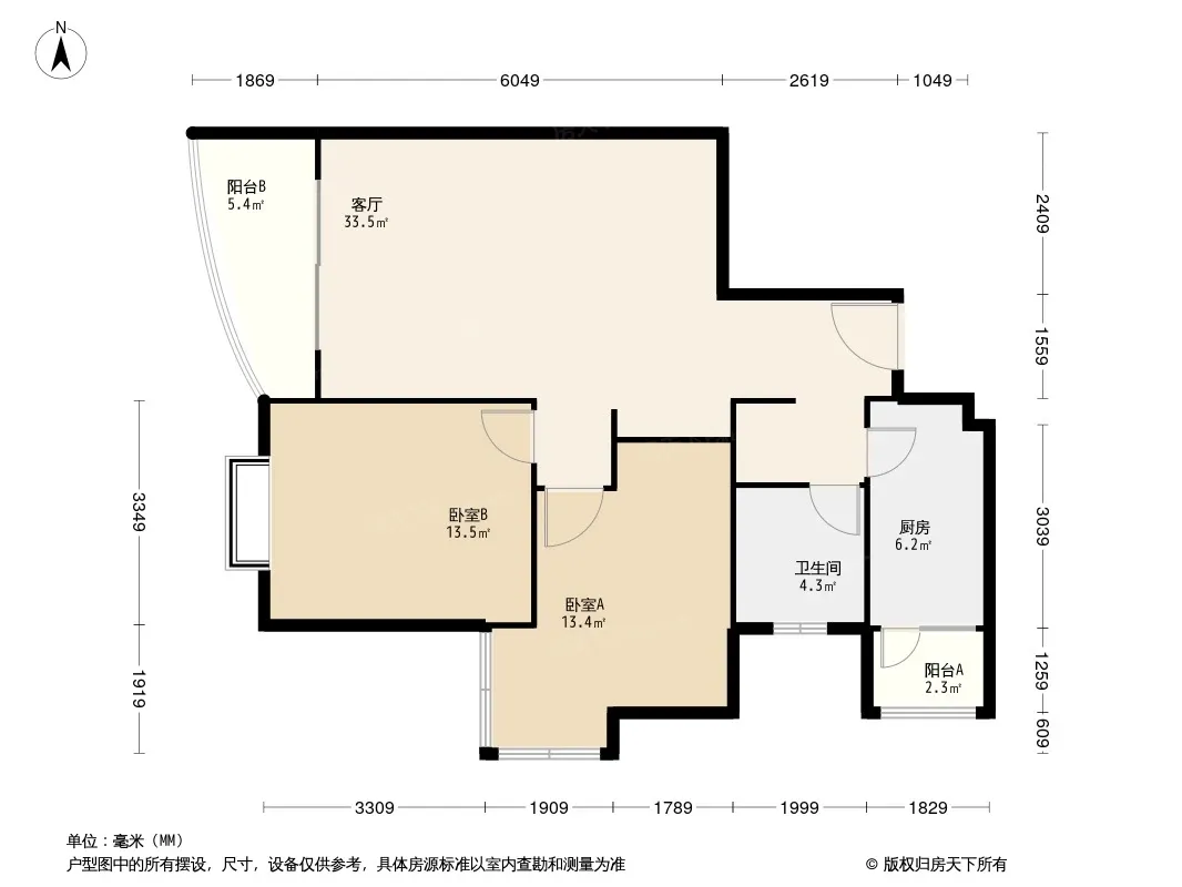 楠域丽景户型图